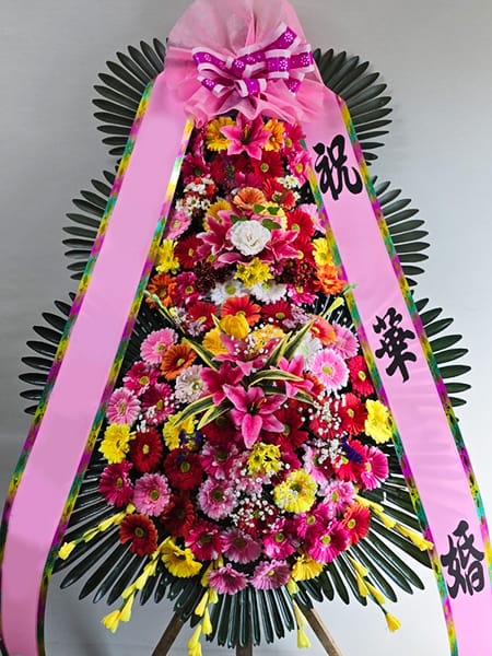 더화이트베일 가장 인기있는 3단화환 기본형